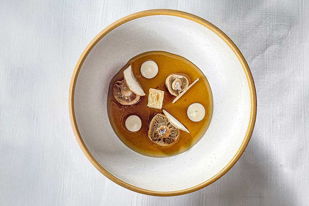 Mousserons crus et cuits tortell d-Olot