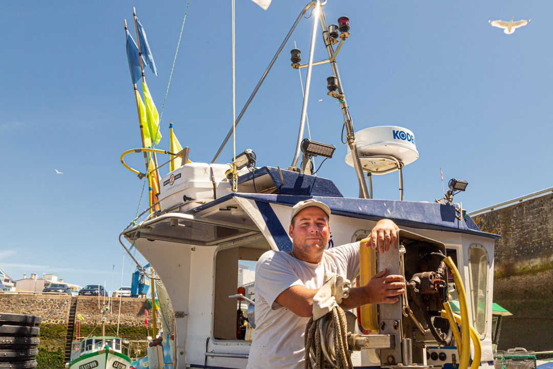 Benjamin Laborde, pêcheur à Saint Gilles Croix de Vie