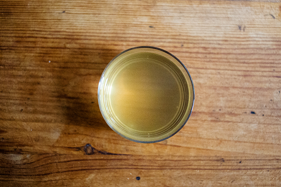 Un verre de Brottrunk.