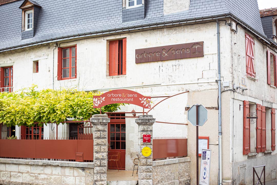 La terrasse et les glycines