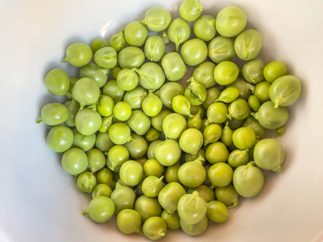 Bol de petits pois